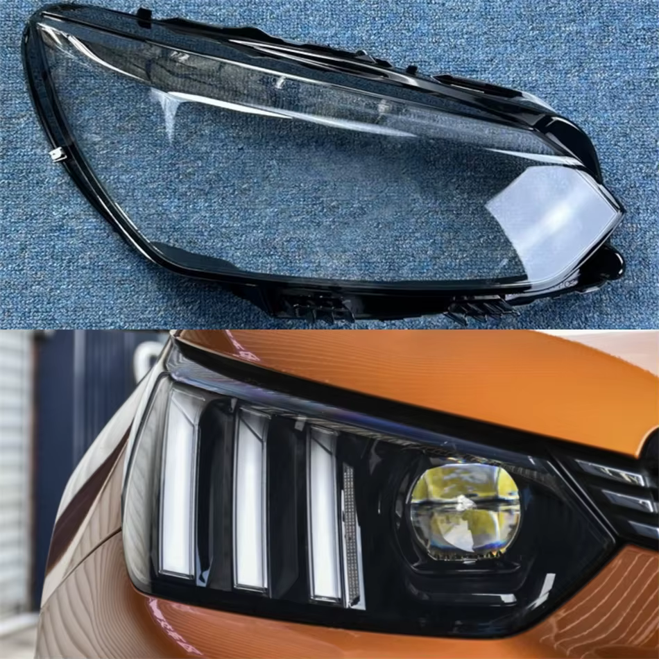 Pour Peugeot 2008 2020 2021 2022 Accessoires de véhicule Polycarbonate Haute brillance Entièrement t