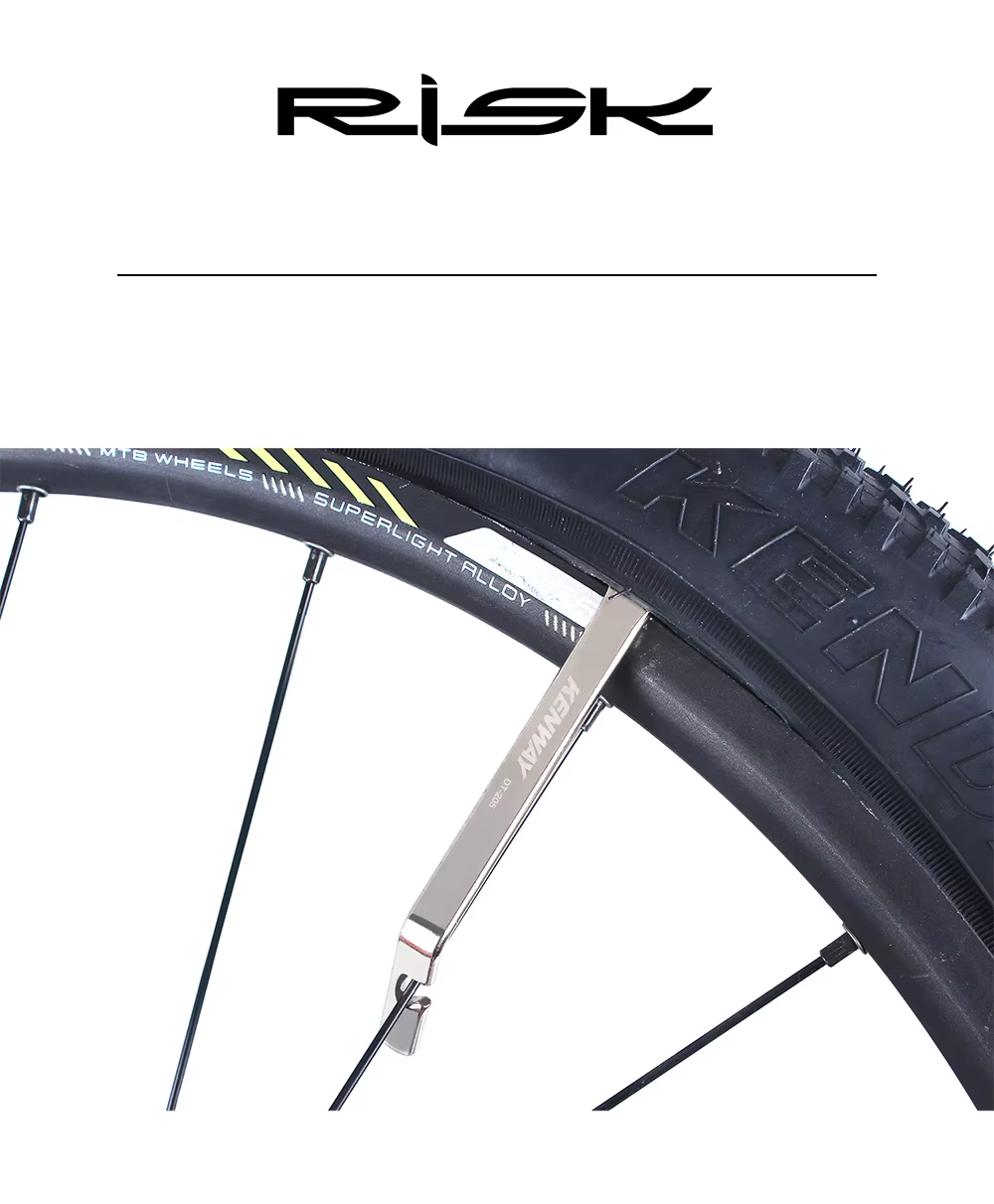 Risque KENWAY 3 pièces/ensemble vélo vélo acier pneu bâton cuillère Tube outil de réparation Nylon p
