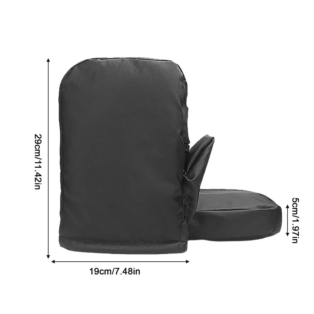 Mitaines de guidon de moto, gants chauds d'hiver, doublure thermique imperméable pour vélo électriqu