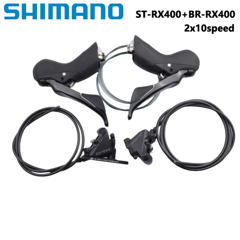 Shimano GRX jas400 Shifter Right Stores 2x10s Vitesse ST-RX400 + BR-RX400 Étrier De Frein À Disque H