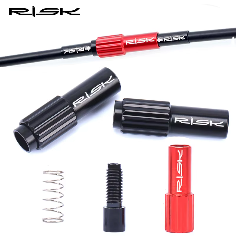 2 pièces/paquet risque 4mm vélo de route de montagne vélo câble en ligne adaptateur de réglage vis b