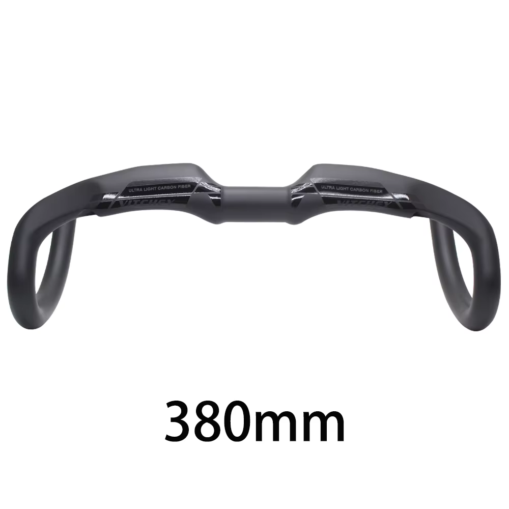 Vitchey T1000 Aero gravier guidon noir mat moitié routage interne guidon de vélo de route pour Cyclo