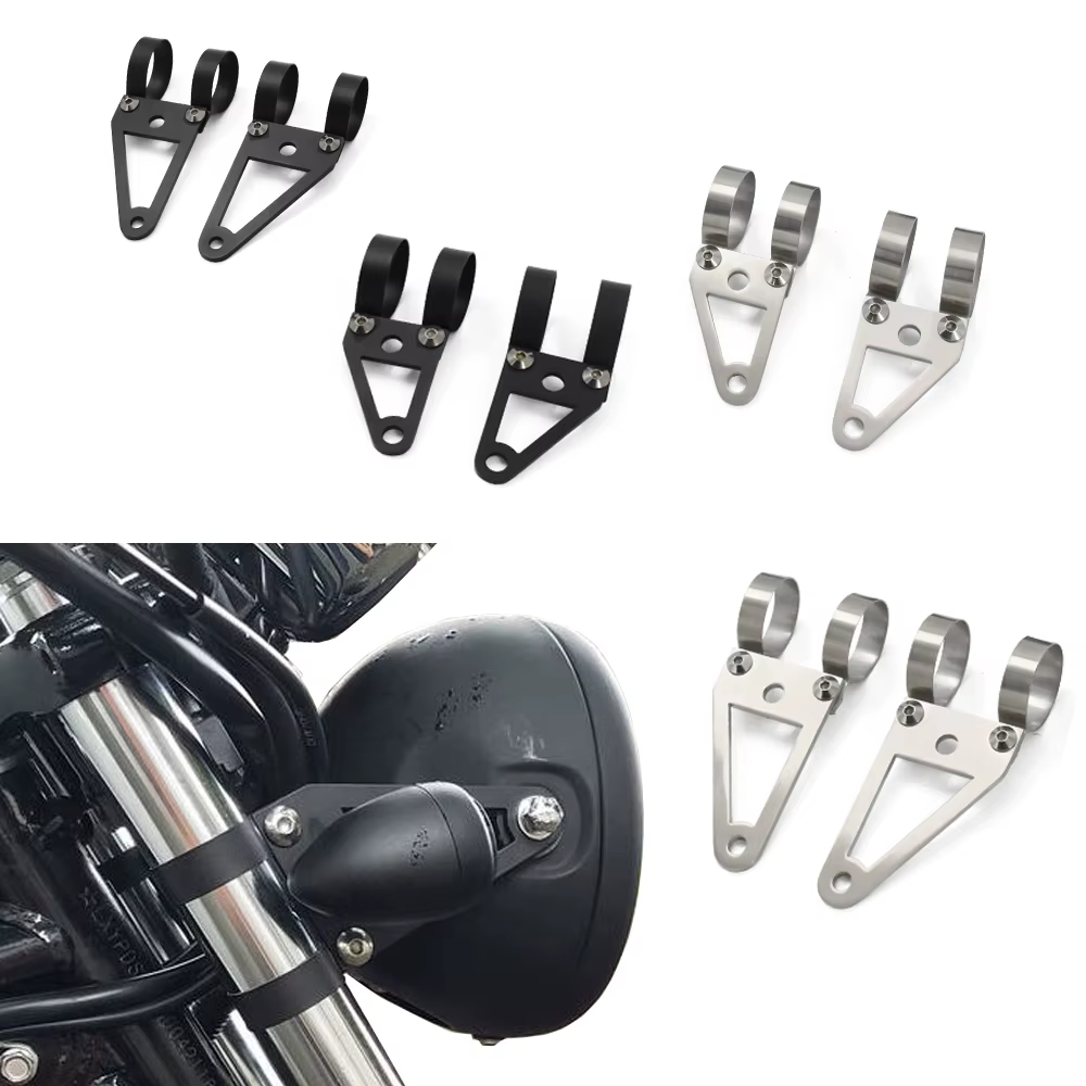 Supports de phares universels pour motos, Support de lumières personnalisé, Support de fixation de f