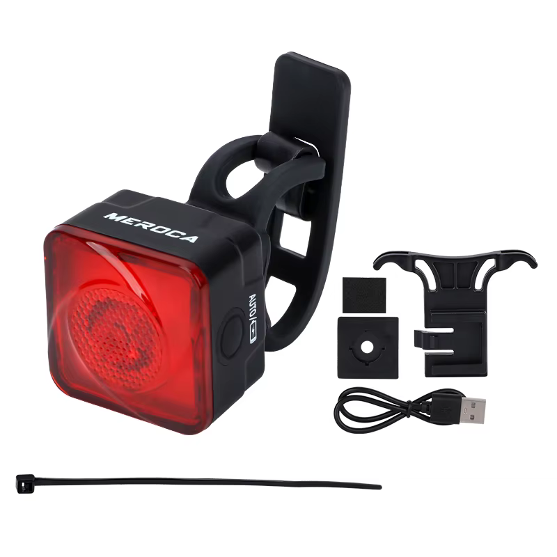 MEROCA feu arrière de vélo capteur de frein Intelligent lumière pour vtt vélo de route nuit voyage v