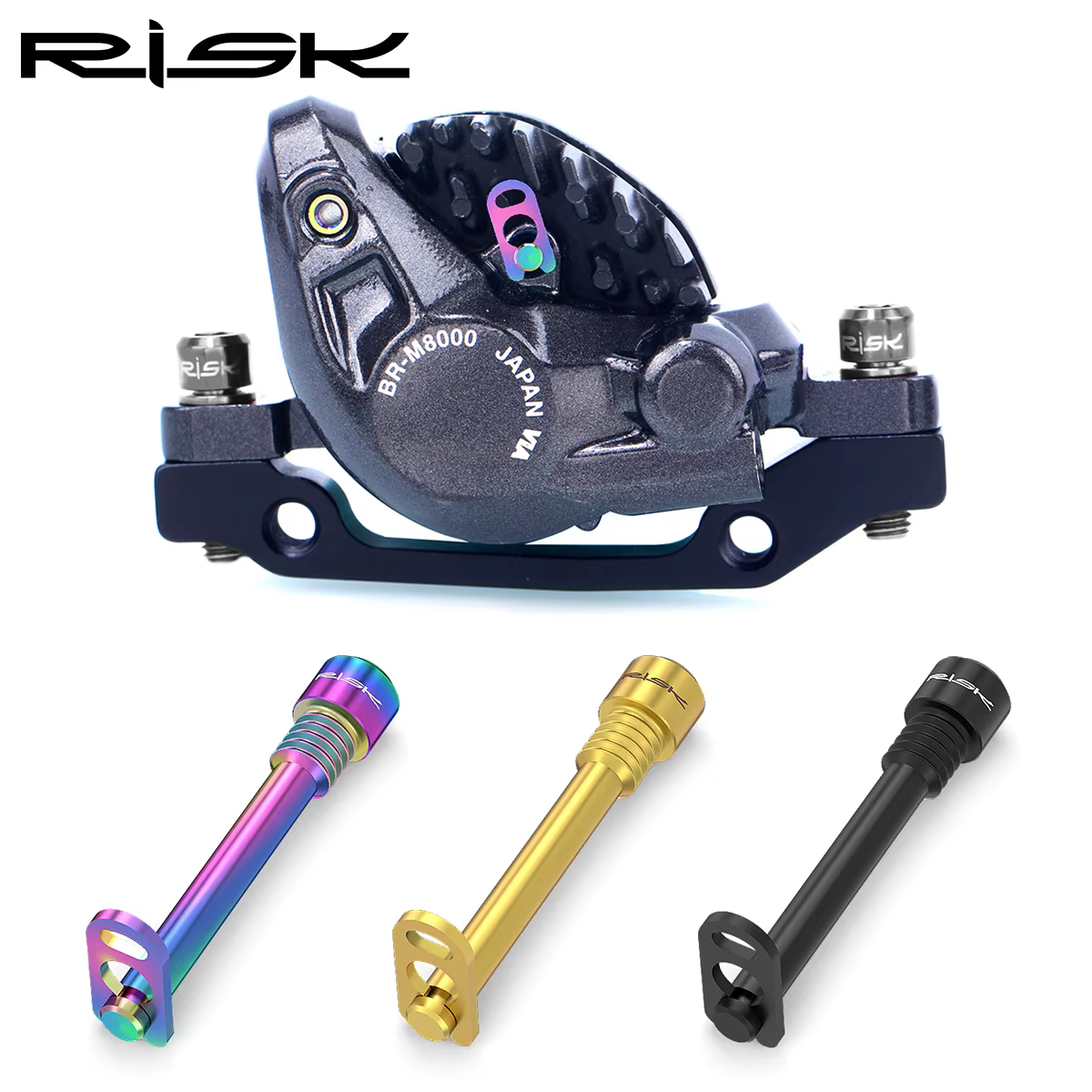 Risque 2 pièces boulon de frein à disque hydraulique de vélo pour Shimano Pad vtt vélo M4x26.5 bouch