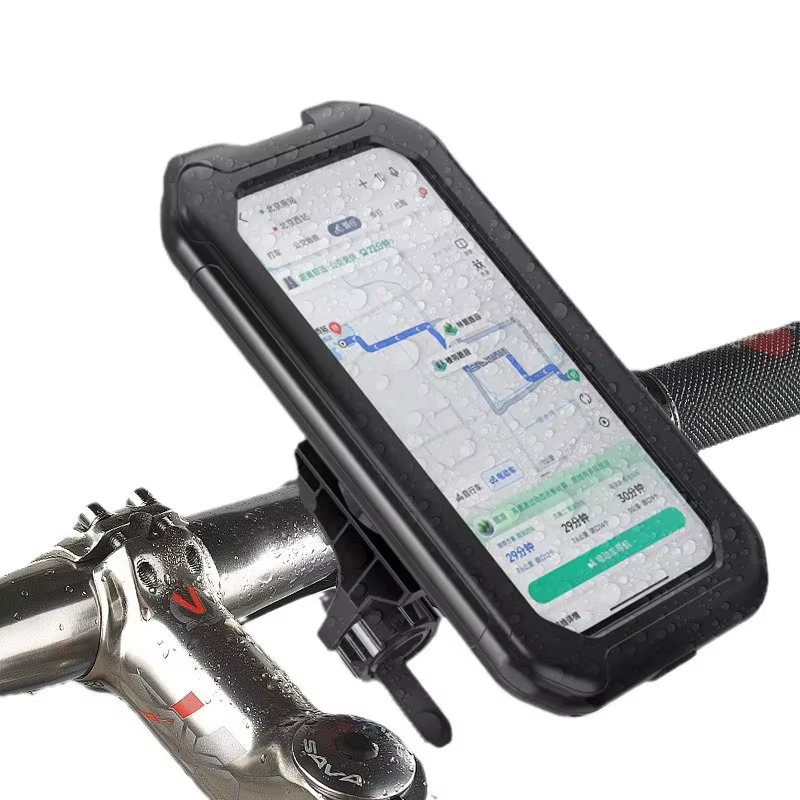 Support de téléphone pour vélo étanche 360° °   Support de téléphone rotatif pour moto/vélo, support