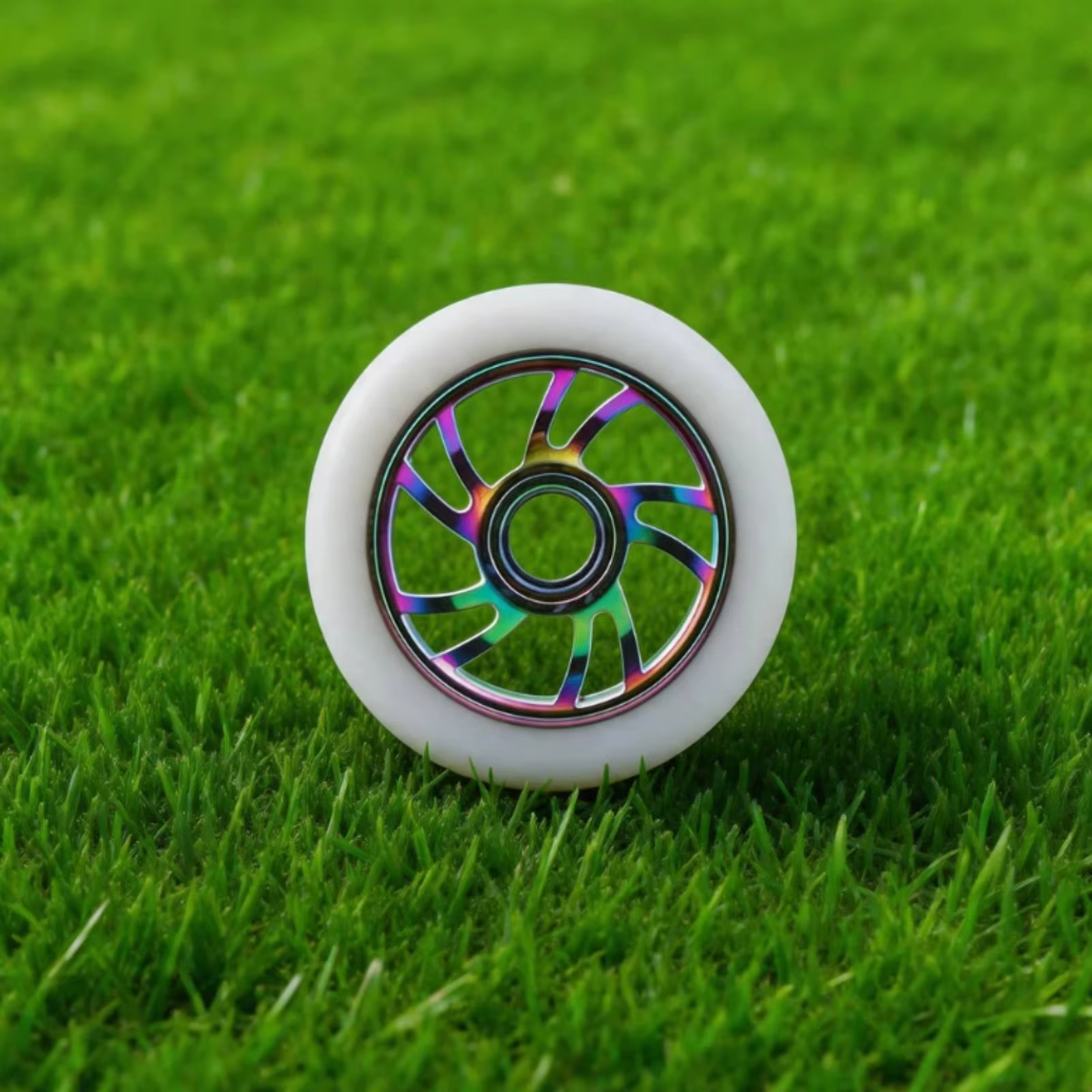 Roue de scooter de 110 mm, légère, pour freestyle, équipement sportif, résistante et durable