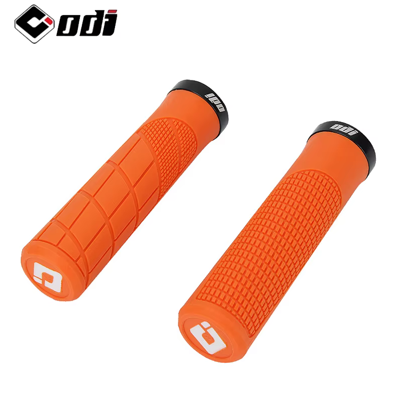 Poignées de guidon de vélo en caoutchouc ODI 130 mm antidérapantes, doubles poignées de guidon de vé
