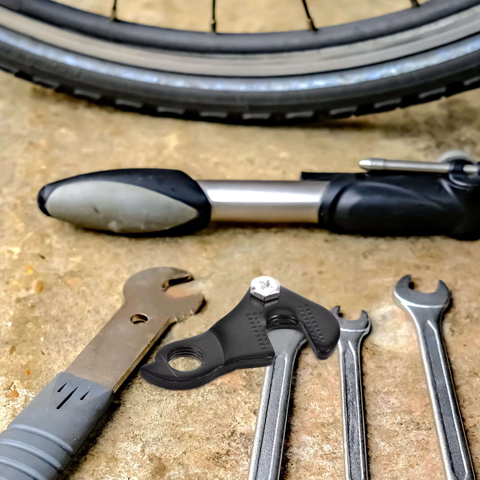 Support de dérailleur arrière pour vélo, crochet de fixation en fer pour VTT, conception solide, rob