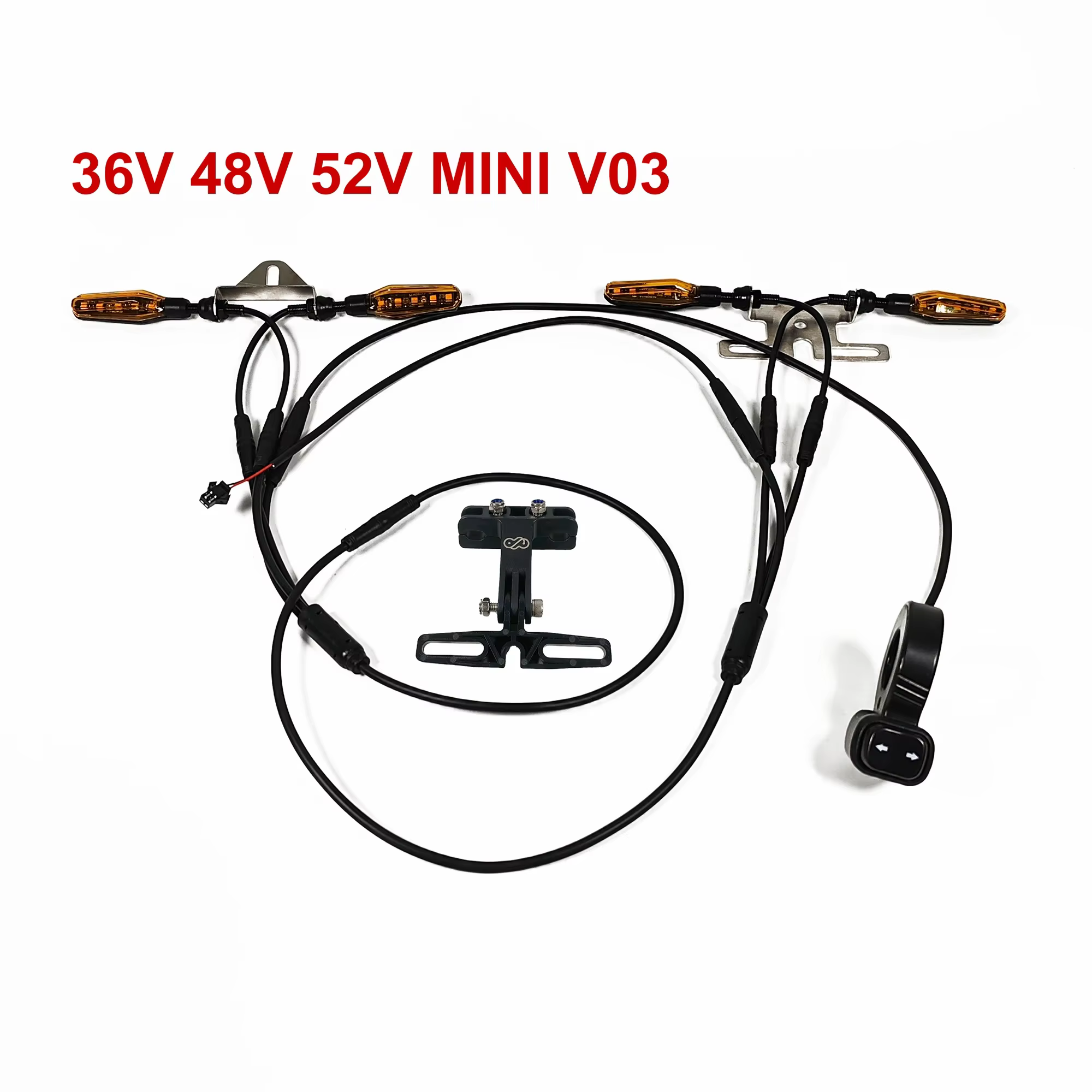 Ebike vélo électrique 36V 48V 52V 72V ensemble de feux de direction Kit interrupteur tour gauche dro