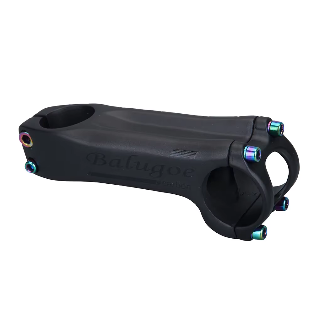 BALUGOE tige de guidon de vélo en carbone ultralégère 6/17 degrés 31.8mm 70mm-130mm puissance tige d