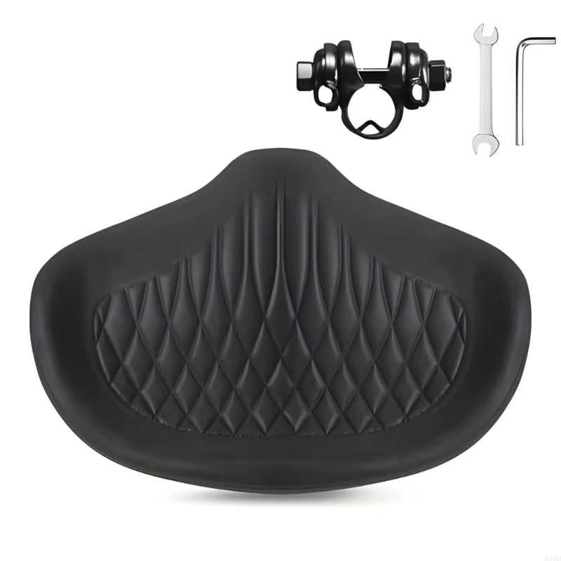 Selles vélo surdimensionnées, ergonomiques, douces confortables, coussins d'assise pour motos électr