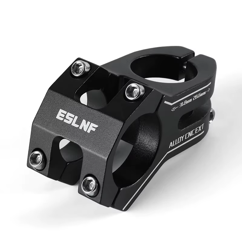 ESLNF-Potence de guidon courte en aluminium CNC pour vélo de route, VTT, BMX, 31.8, 45mm