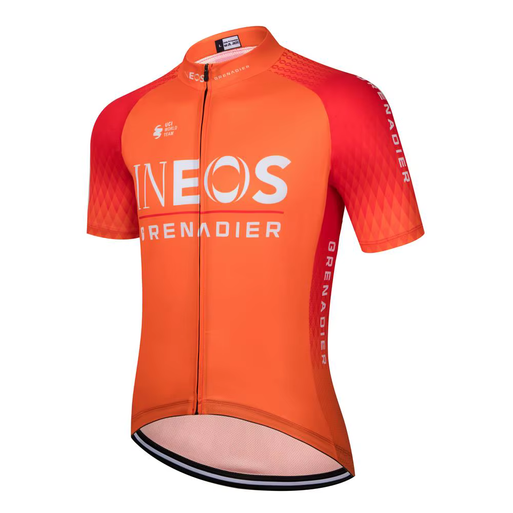 2025 INEOS Maillot de cyclisme hommes vtt haut de vélo en plein air vélo vêtements de cyclisme été à