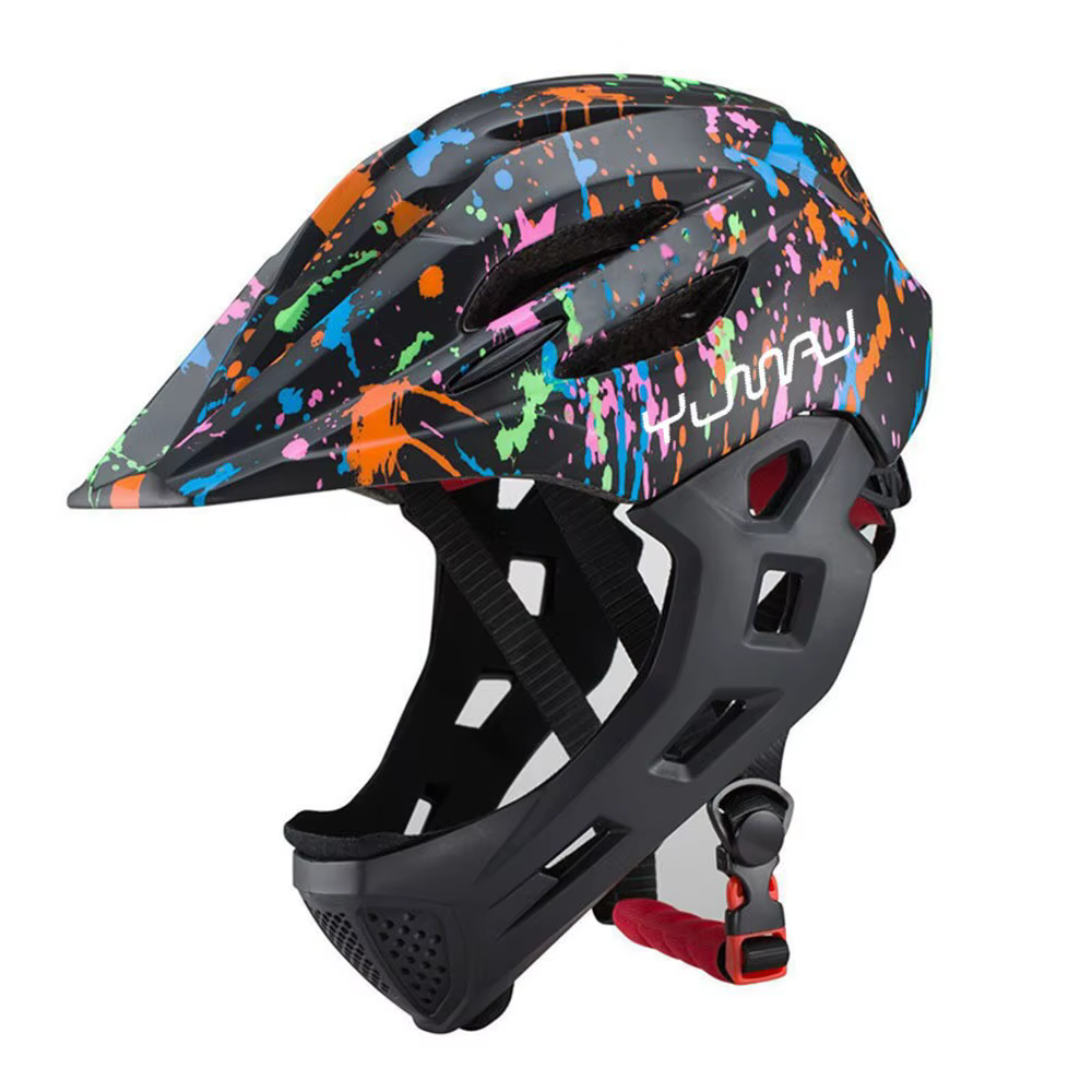 NOUVEAU Casque de sécurité pour enfants avec éclairage LED intégré pour vélo d'équilibre, VTT, trott