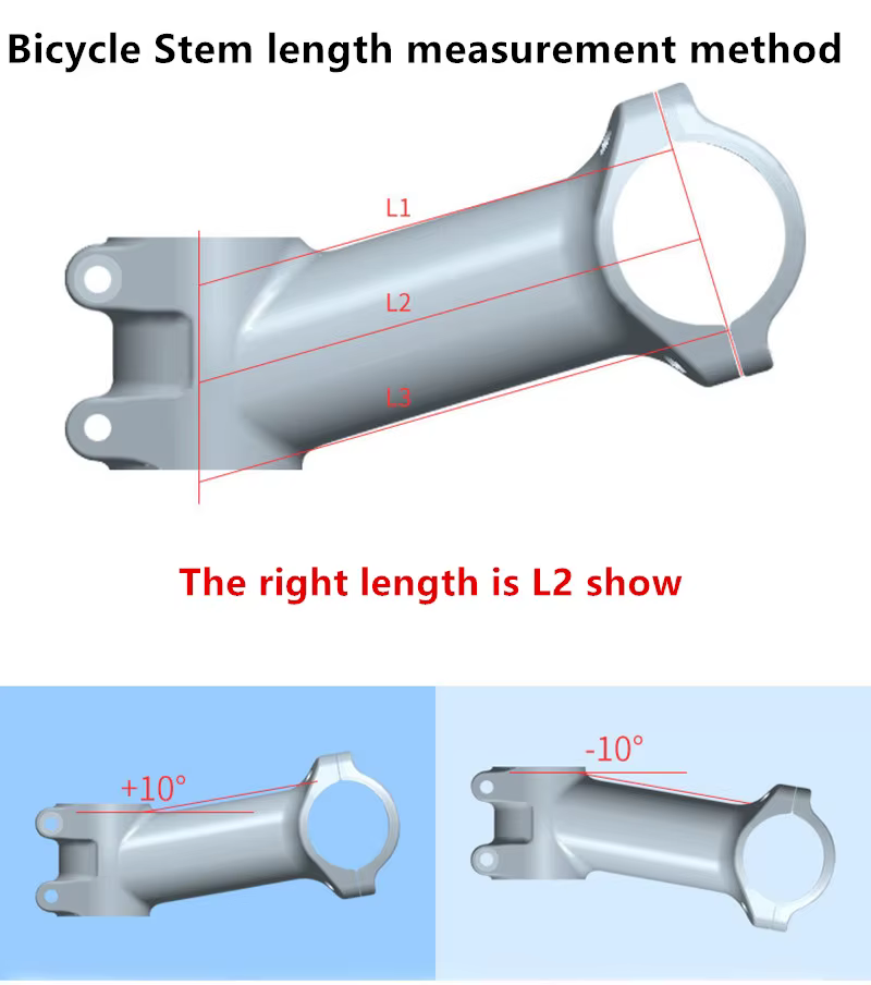 Tige de puissance de vélo ultralégère 10 ° /17 ° /25 ° /35 °   Tige de vélo de route vtt 31.8, tige 