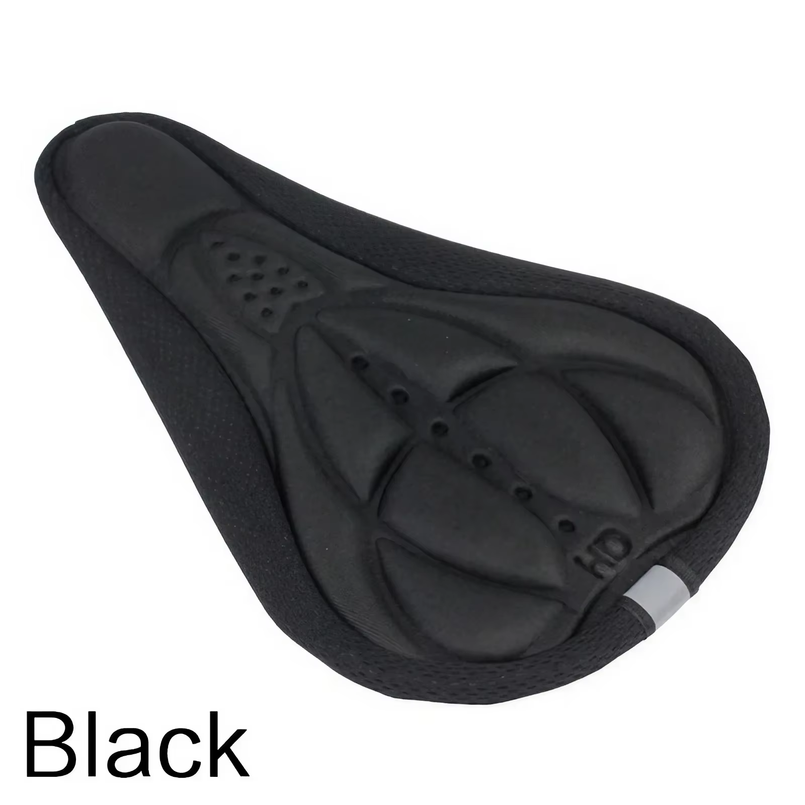 Housse de selle de vélo 3D rembourrée avec coussin en gel large et doux, coussin de siège de vélo d'