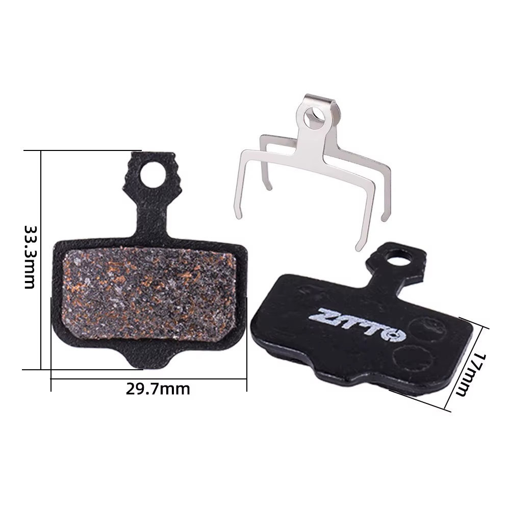 ZTTO 4 paires vtt vélo semi-métallique entièrement métallique plaquettes de frein à disque VTT plaqu