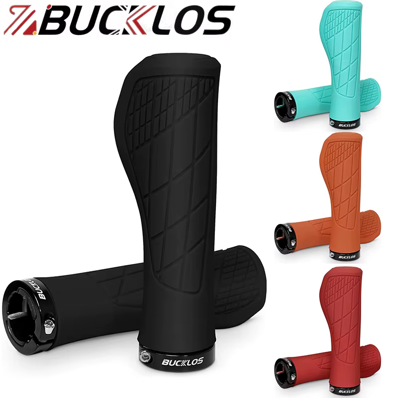 BUCKLOS poignées de guidon vtt ergonomique confortable VTT poignées Lokc vélo poignée de guidon en c