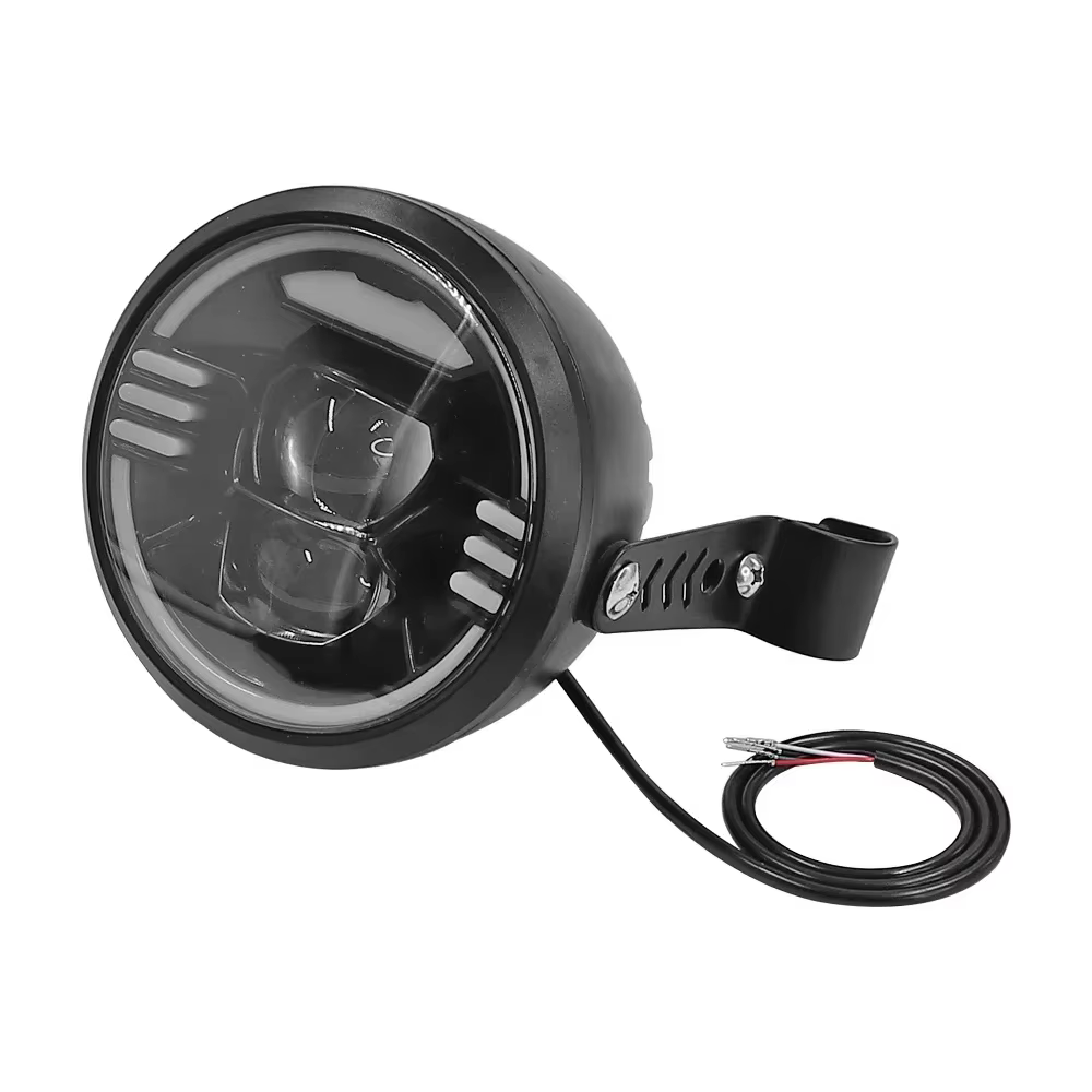 Pour Scooter électrique phare feux de croisement feux de route 12 V-48 V phare avant LED lumière éta