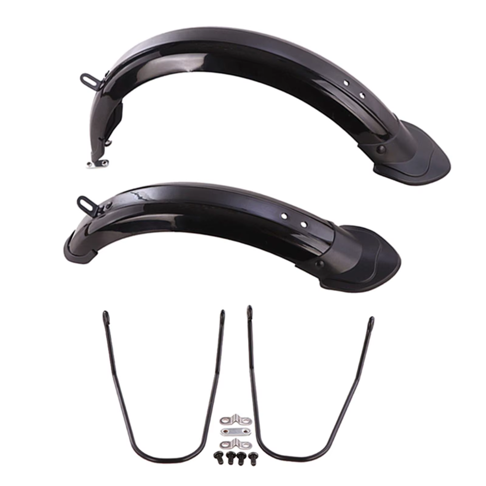 Jeu de garde-boue pour vélo pliant, incassable, pour roues 12 en effet/14