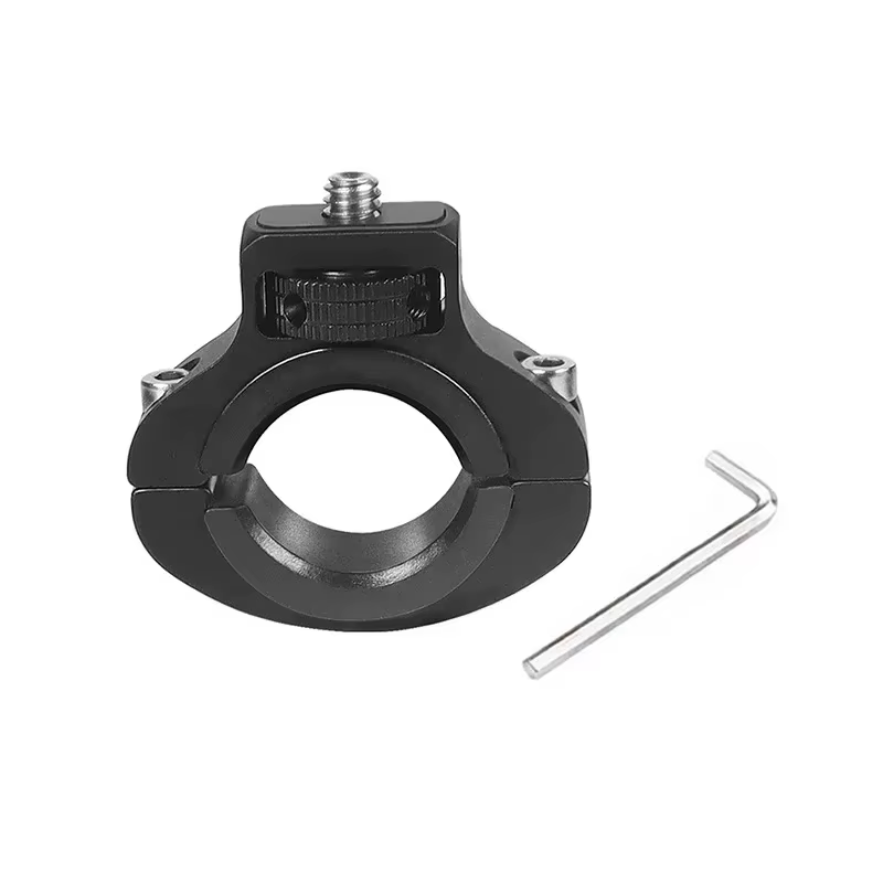 Support de guidon de vélo en alliage d'aluminium avec vis de 1/4 pouces pour caméra GoPro Hero 13 12