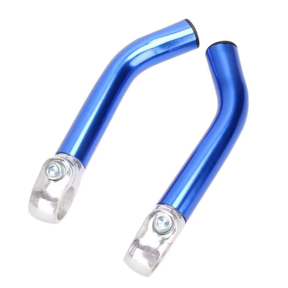 Guidon de vélo en aluminium, corne de mouton, extrémités de barre, poignée de vélo coudée, équitatio