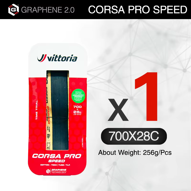 Vittoria pneu de vélo de route Corsa Pro Speed 700X24/28 G2.0 pneus de route Tubeless Para pneu exté