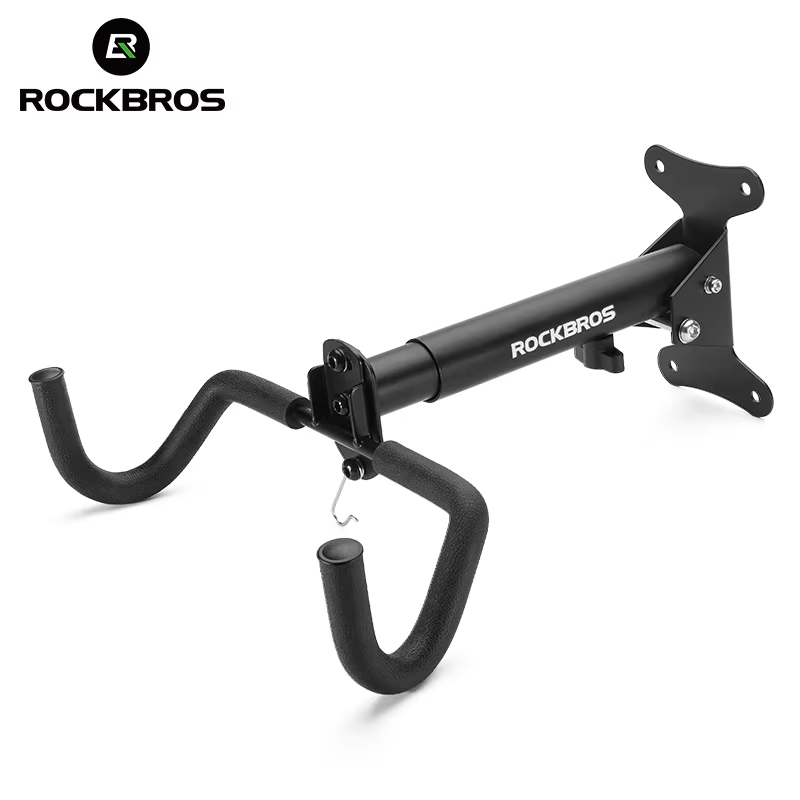 ROCKBROS-Crochet de vélo horizontal réglable, support de vélo de route VTT renforcé épaissi, garage