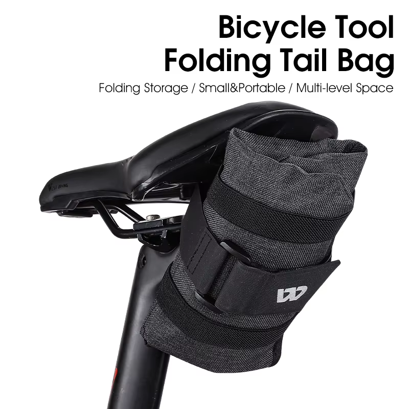 WEST BIKING – sac de vélo pliable, sac à outils, sac de cadre avant, pochette de selle de vélo, Pack