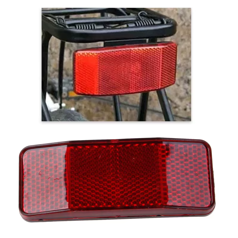 Vélo vélo Cycle vtt sécurité routière avertissement réflecteur lumière bandes rouges réfléchissantes