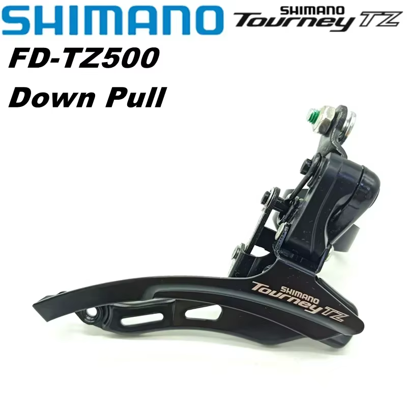 Shimano Tourney TZ FD TZ500 dérailleur avant de vélo FD-TZ500 support de bande de serrage 31.8mm 3x6
