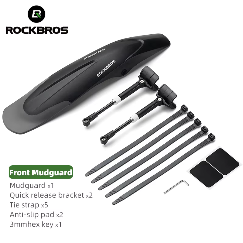 ROCKBROS VTT garde-boue élargir dégagement rapide 26-29 pouces Durable Installation innovante garde-