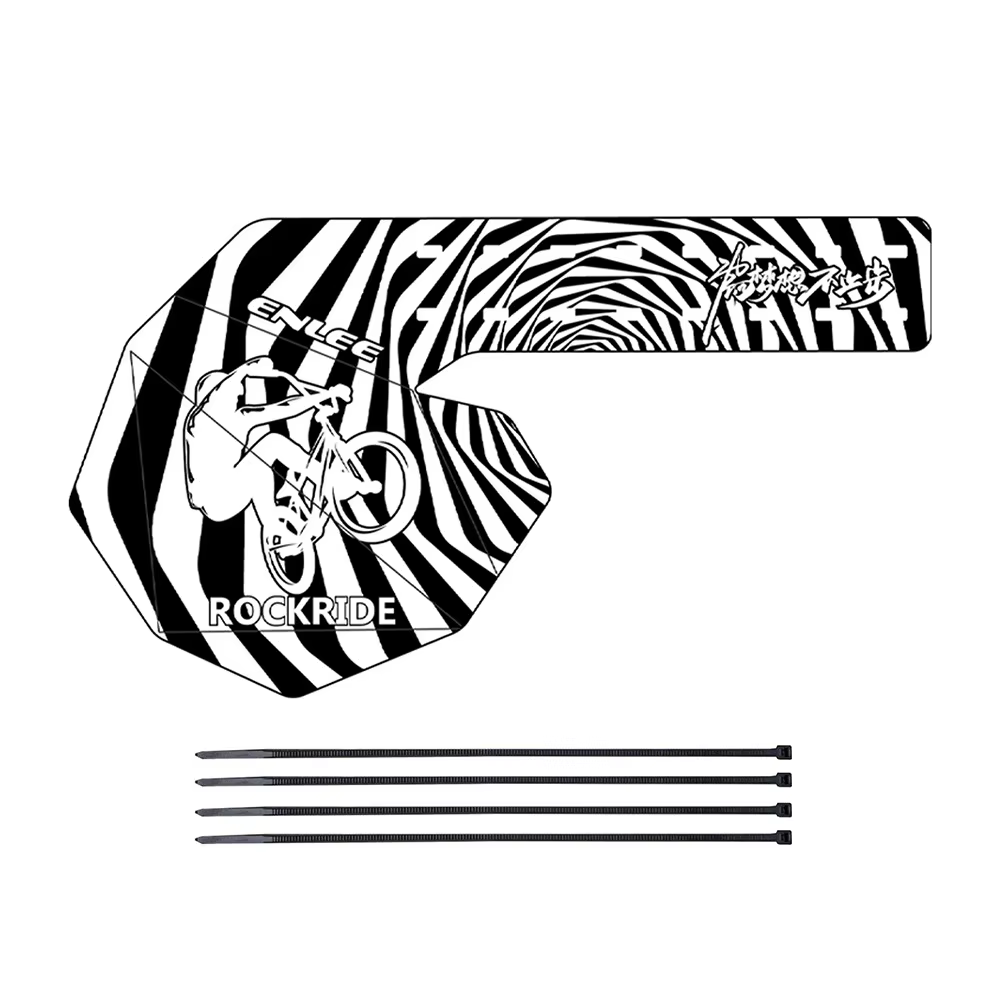 Plaque de protection noire pour dérailleur arrière de vélo, accessoires de réparation de vélo, pièce