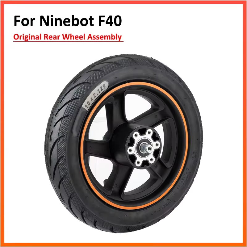 Roue arrière d'origine pour Scooter électrique Ninebot F40 F40D F40E F30 F20, moyeu de roue ABS comp