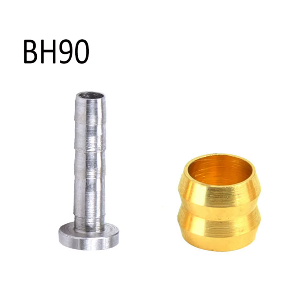 Kit d'Insertion de Connexion en Laiton Olive pour Frein de Vélo, Tuyau de Frein à Disque Hydraulique