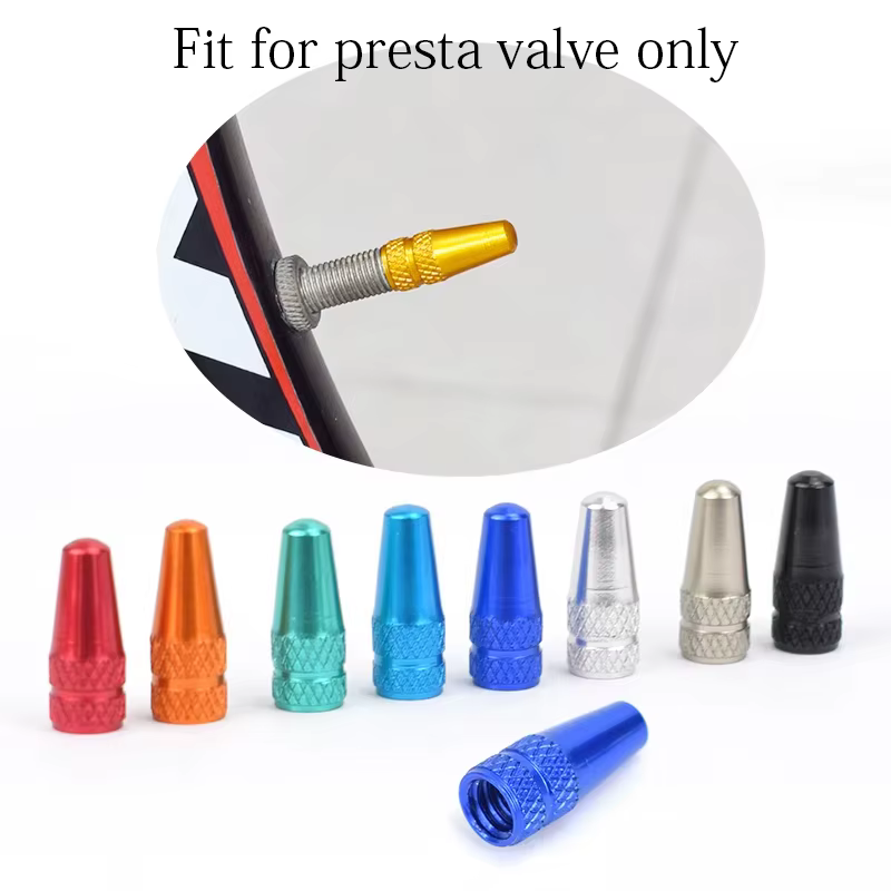 Bouchon de Valve FV pour pneu de vélo en alliage d'aluminium, protecteur couvert de vélo de route et