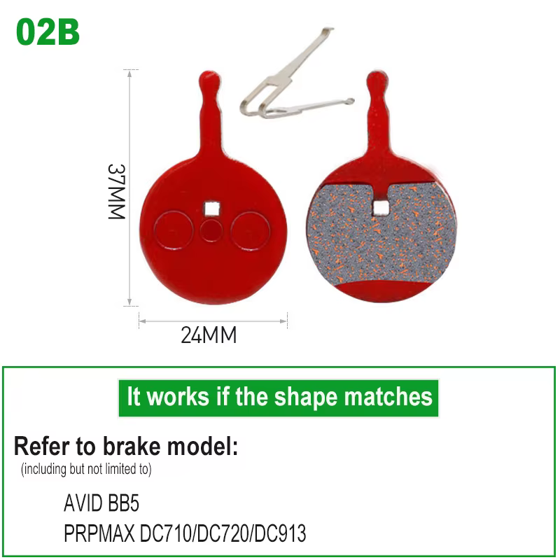 1 paire de plaquettes de frein à disque semi-métalliques pour vélo, pour SHIMANO SRAM AVID HAYES Mag