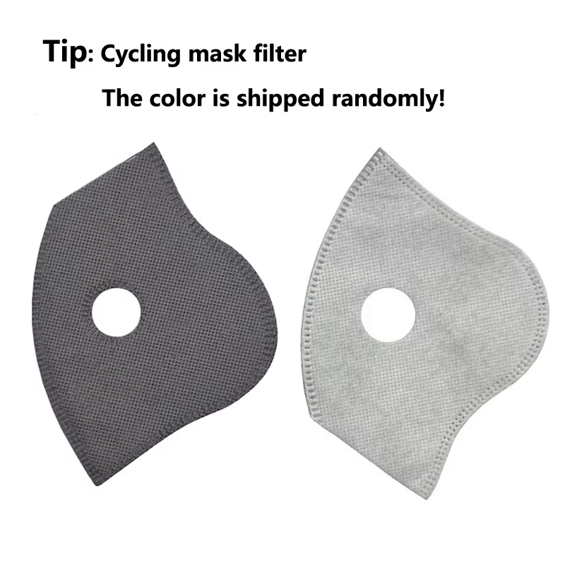 Masque facial de cyclisme Sport lavable réutilisable avec filtre masque anti-poussière masque facial