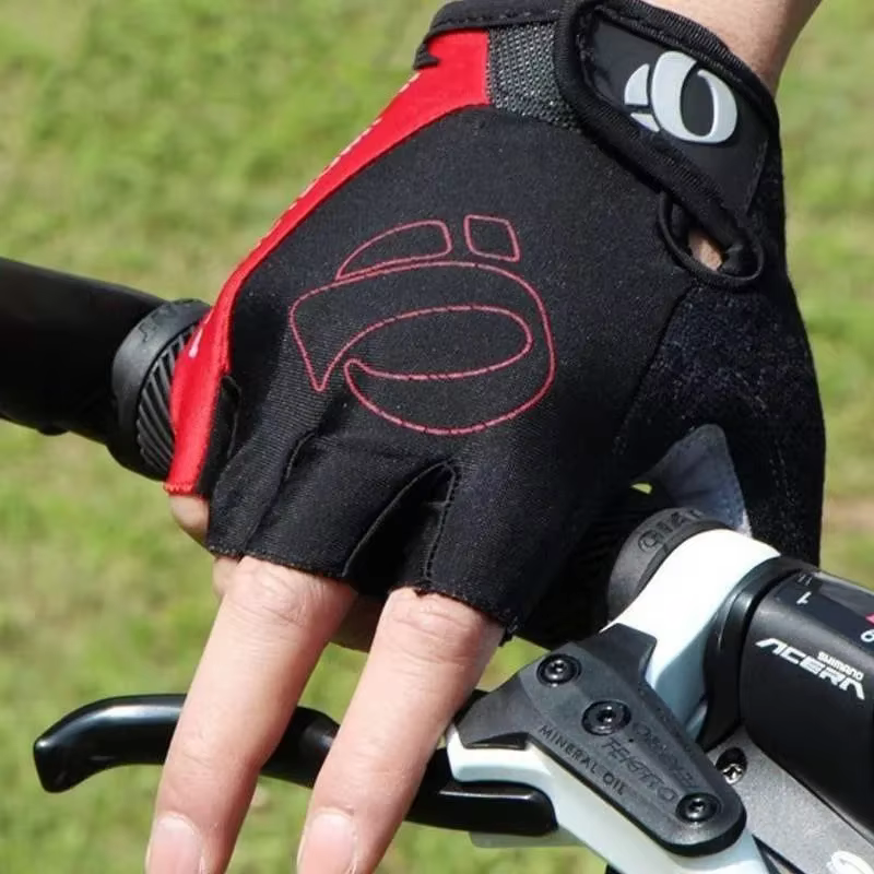Gants demi-doigt en Gel pour vélo, antidérapants, résistants à la sueur, antichoc, protège-bras de r