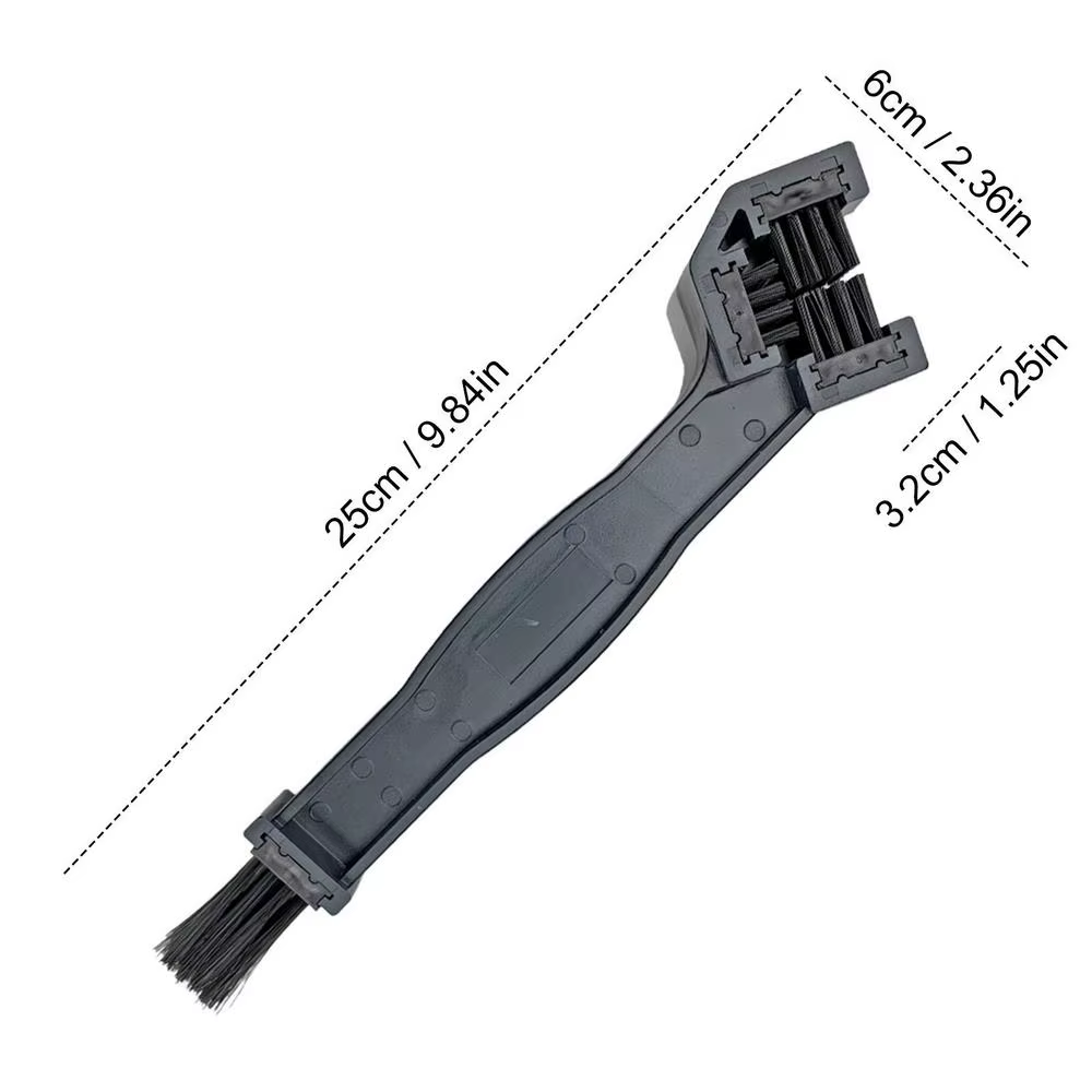 Brosse de nettoyage de chaîne de moto, brosse de nettoyage de chaîne de vélo, brosse de nettoyage de