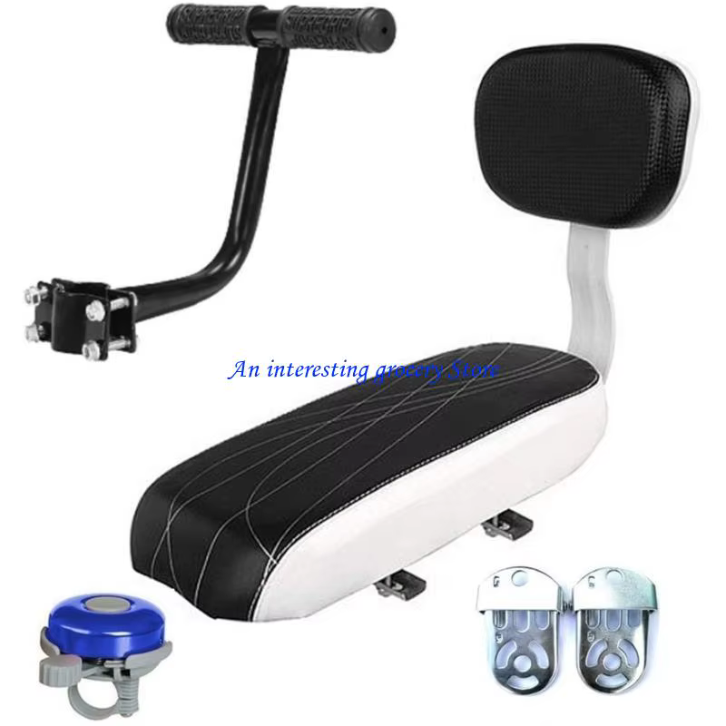 652d vélos sièges arrière coussin accoudoir repose-pieds bicycles sièges arrière coussin enfant