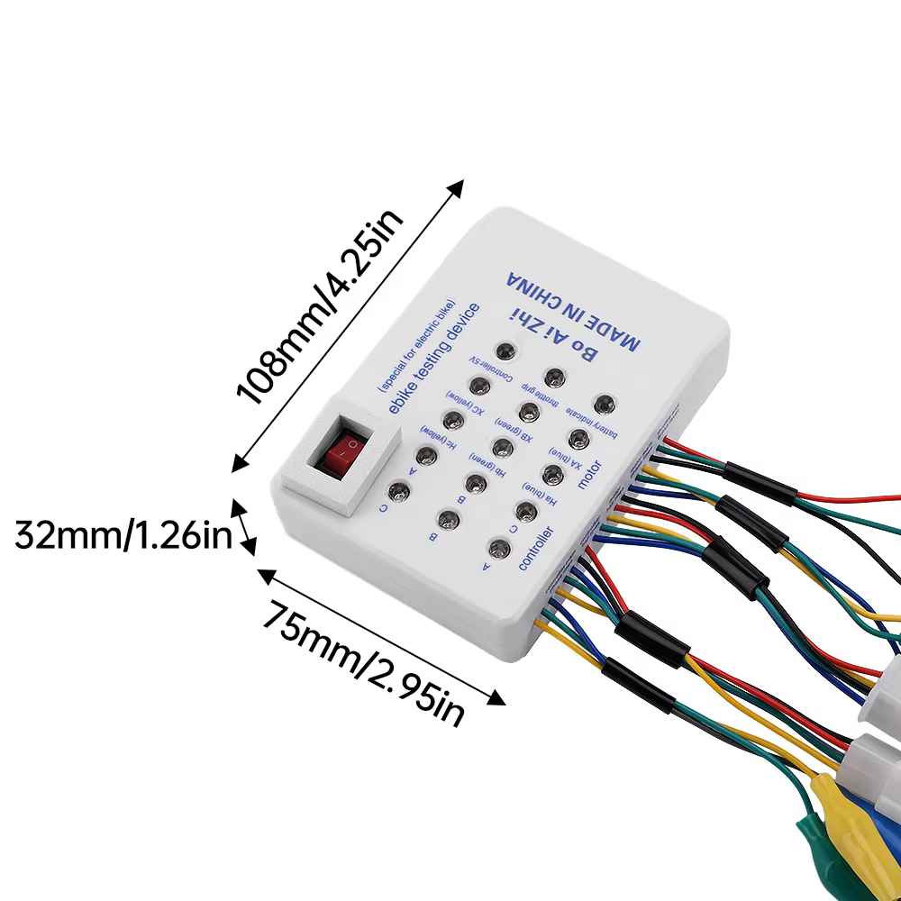 Testeur de vélo électrique Durable, accessoires répare pour voiture électrique 24 36 48 60 72V, disp