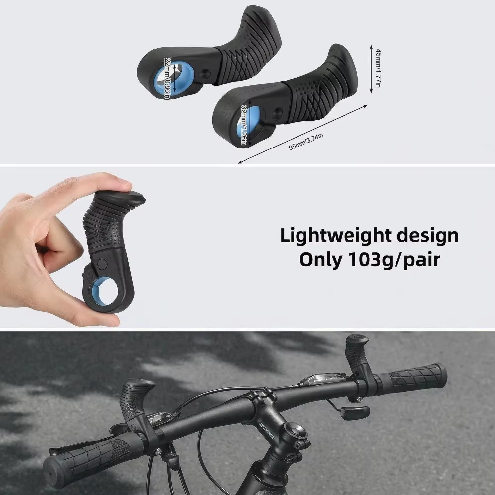 Poignées de pouce pour vtt, extrémités de barre intérieure de vélo de montagne, en alliage d'alumini
