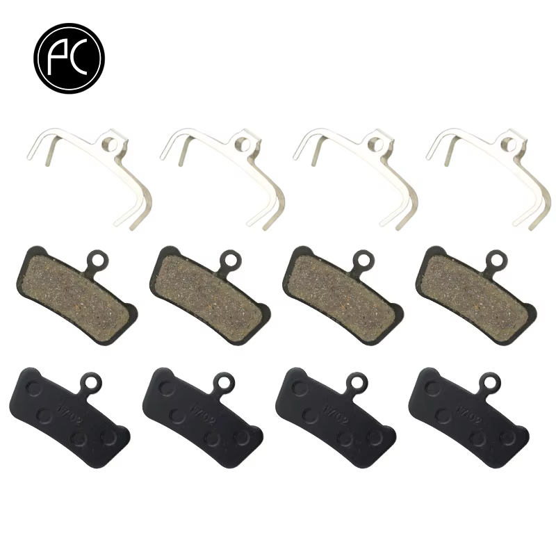 PCycling 4 paires de plaquettes de frein à disque de vélo pour Guide SRAM RSC/RS/R Avid XO E7 E9 Tra