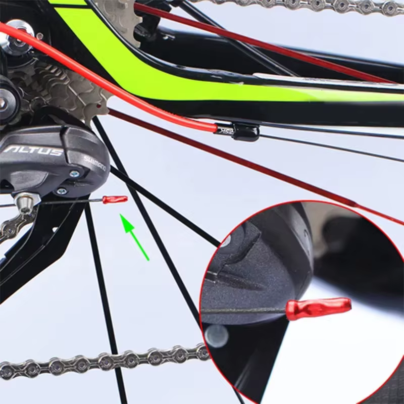 Embouts de câble intérieurs de vélo en alliage, 50 pièces, embouts de frein pour vélos de route et d