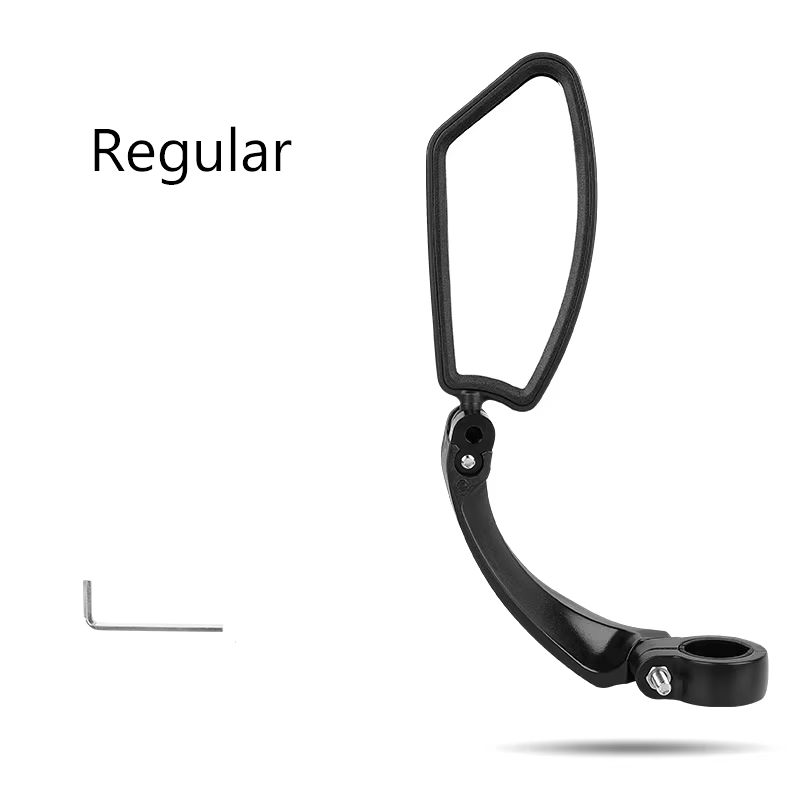 Rétroviseur de vélo à lentille HD 360 ° Rétroviseur rotatif pour vélo de montagne, large champ de