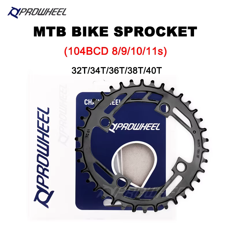 PROWHEEL – plateau de vélo de montagne étroit et large, 32T 34T 36T 38T 40T, roue à chaîne 104BCD, p