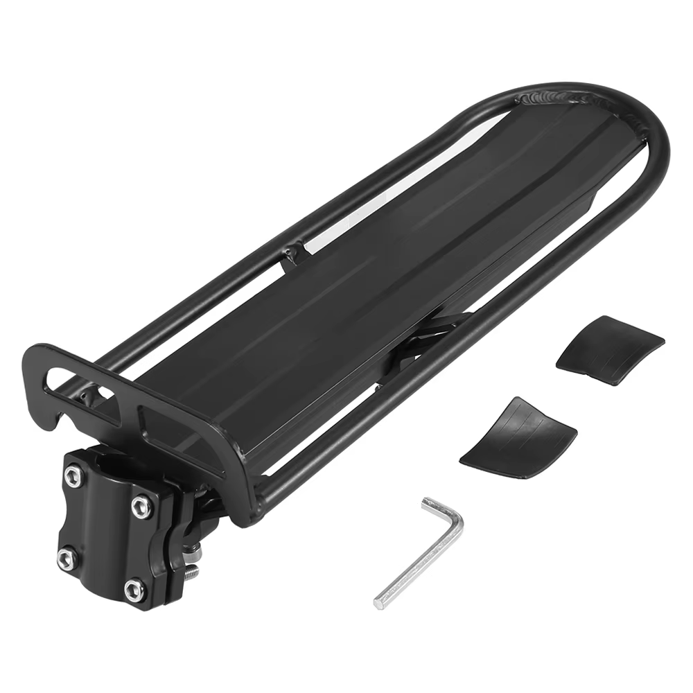Porte-bagage arrière en alliage d'aluminium pour vélo, étagère T1, tige de dégager de cyclisme, supp