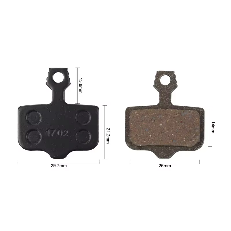 4 paires de plaquettes de frein à disque de vélo en résine/céramique/métal pour Avid Elixir R/CR/CR-